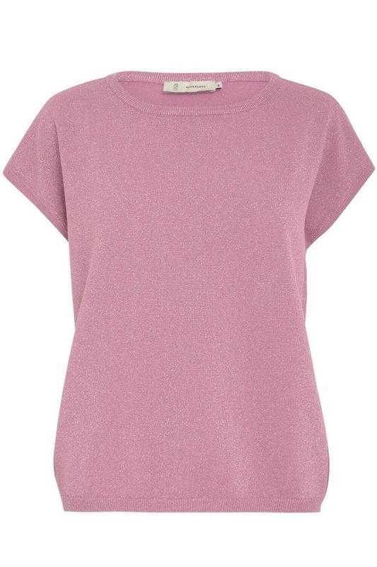 Peppercorn PCRemi Cap Sleeve Knit Top MET Lilas