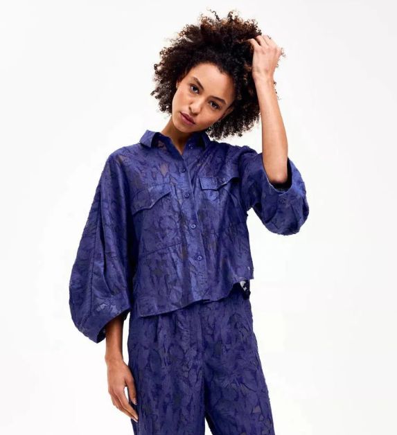 Blouse CKS SALTY blue dark