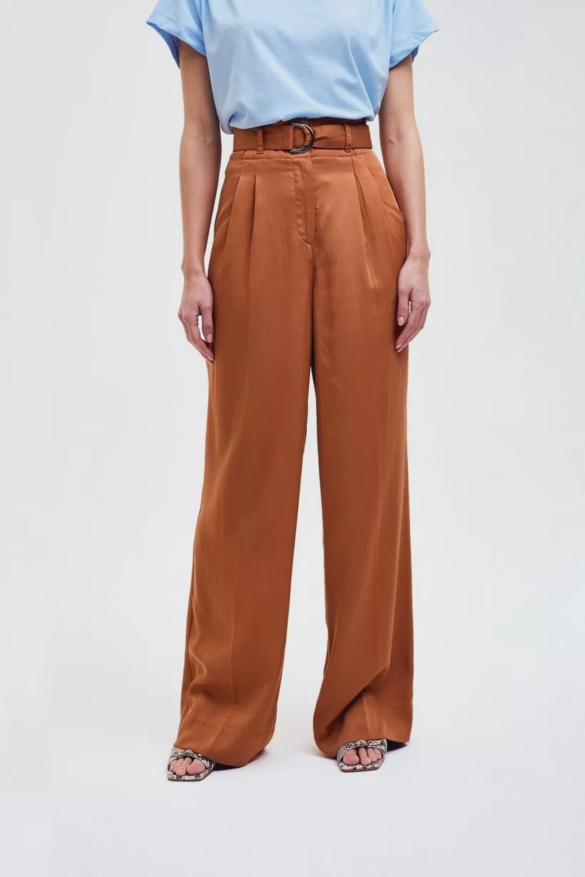 Broek TONE brown medium