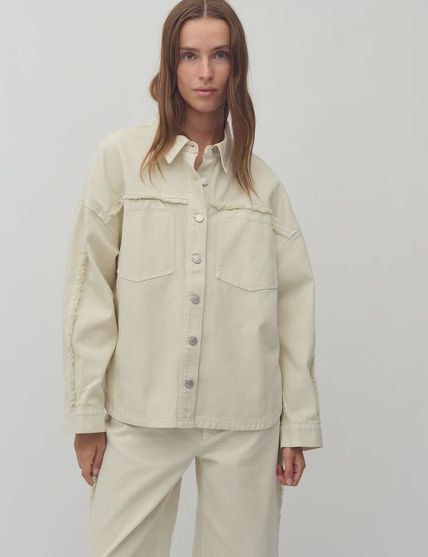 Blouse jasje Wilmana-M Oyster