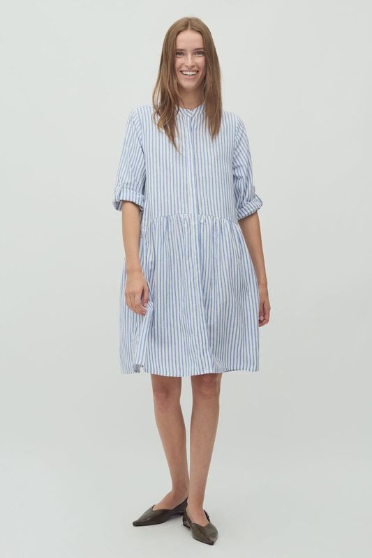 Jurk Albana Ultramarine stripe