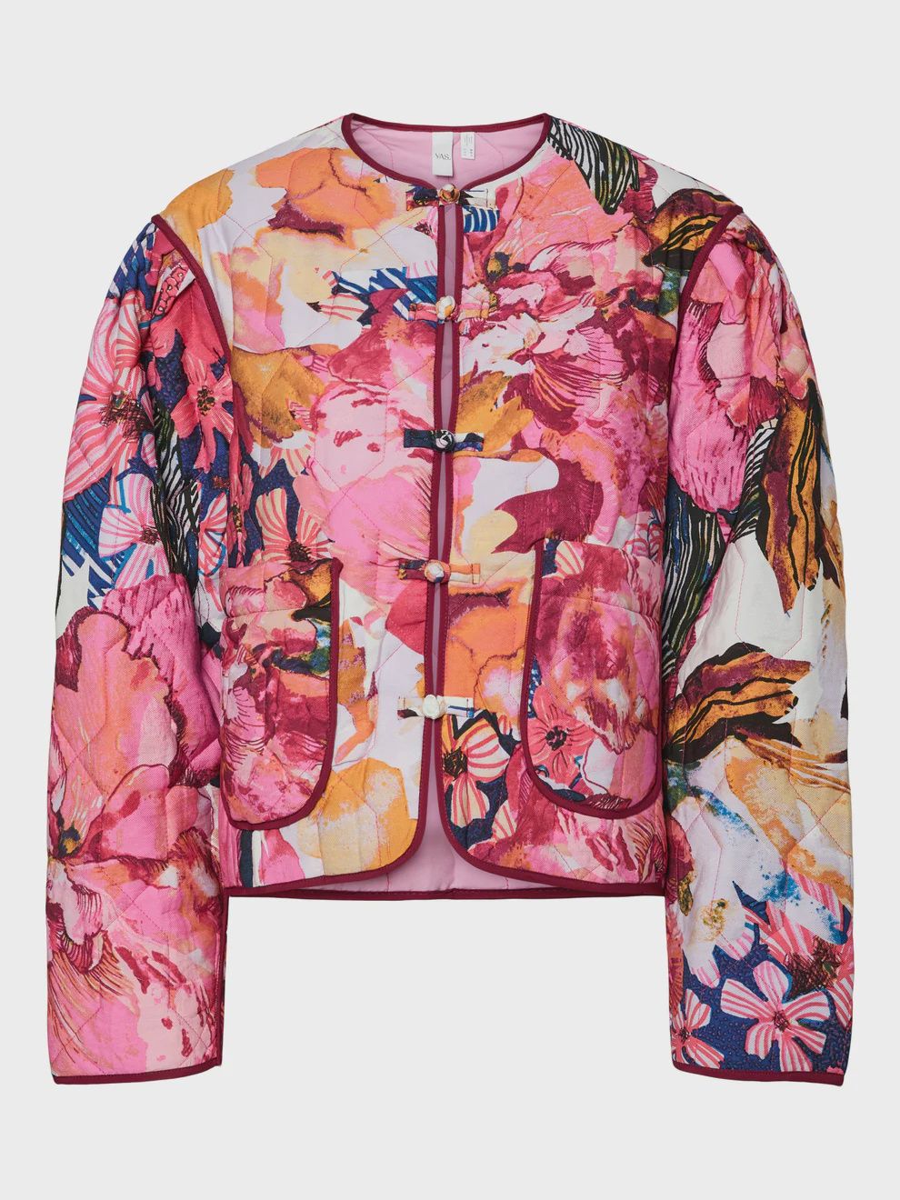YASDELPHI LS QUILTED JACKET S. Purple