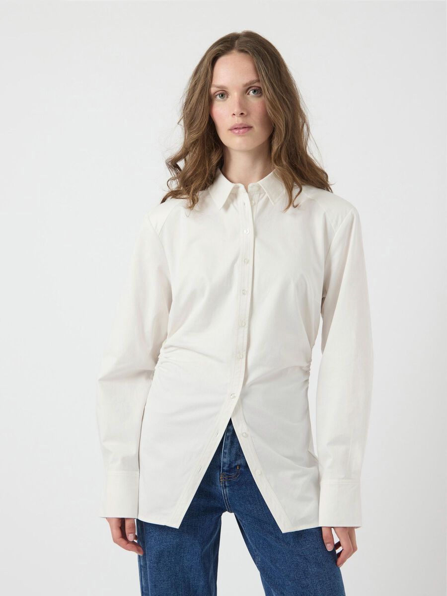 YASAREKA LS SHIRT White