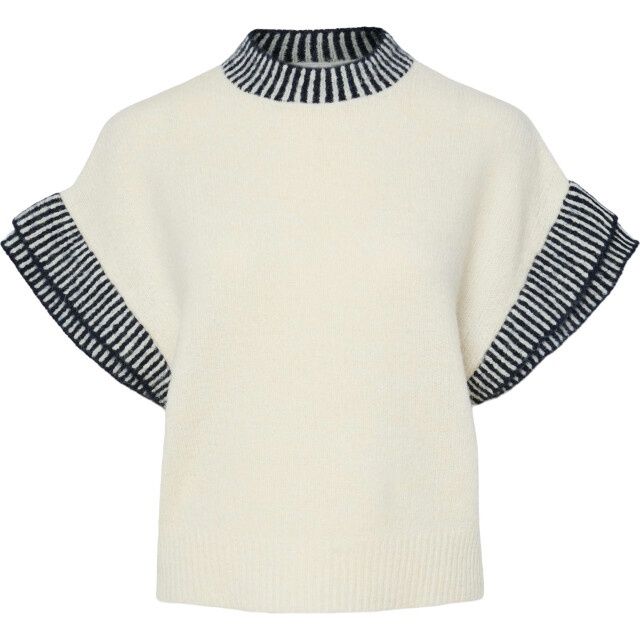 YASTELO SS KNIT TOP Grey