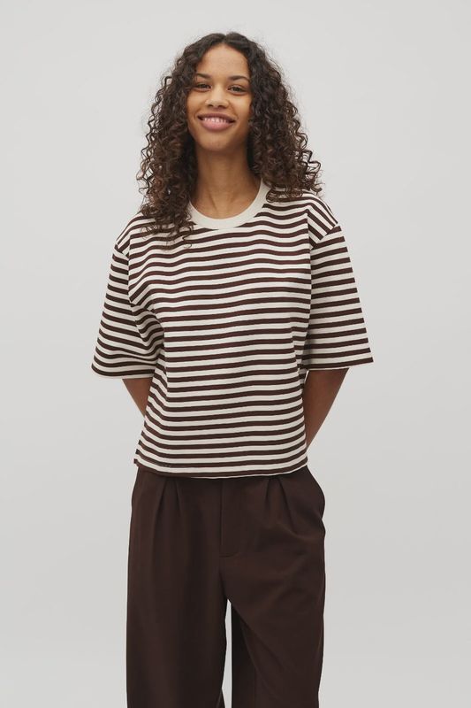 Emrys-M Top / T-shirt Java Sugar Stripe