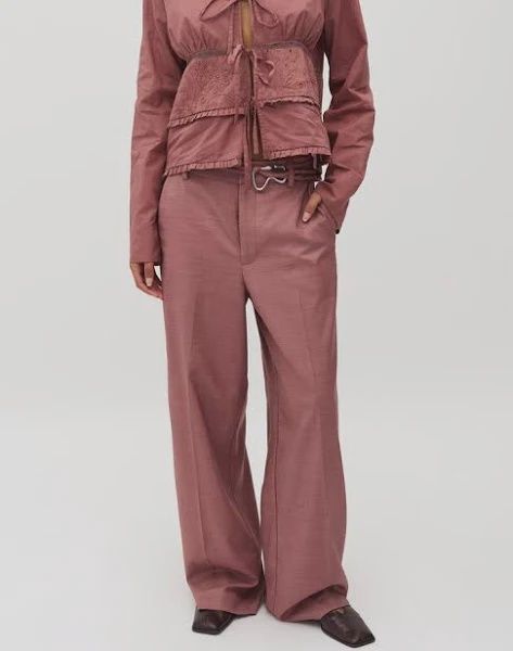 Lyrica-M Pant Rose Brown Melange