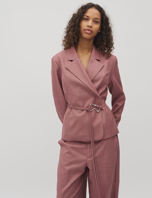 Ivia-M Blazer / Jacket Rose Brown Melange