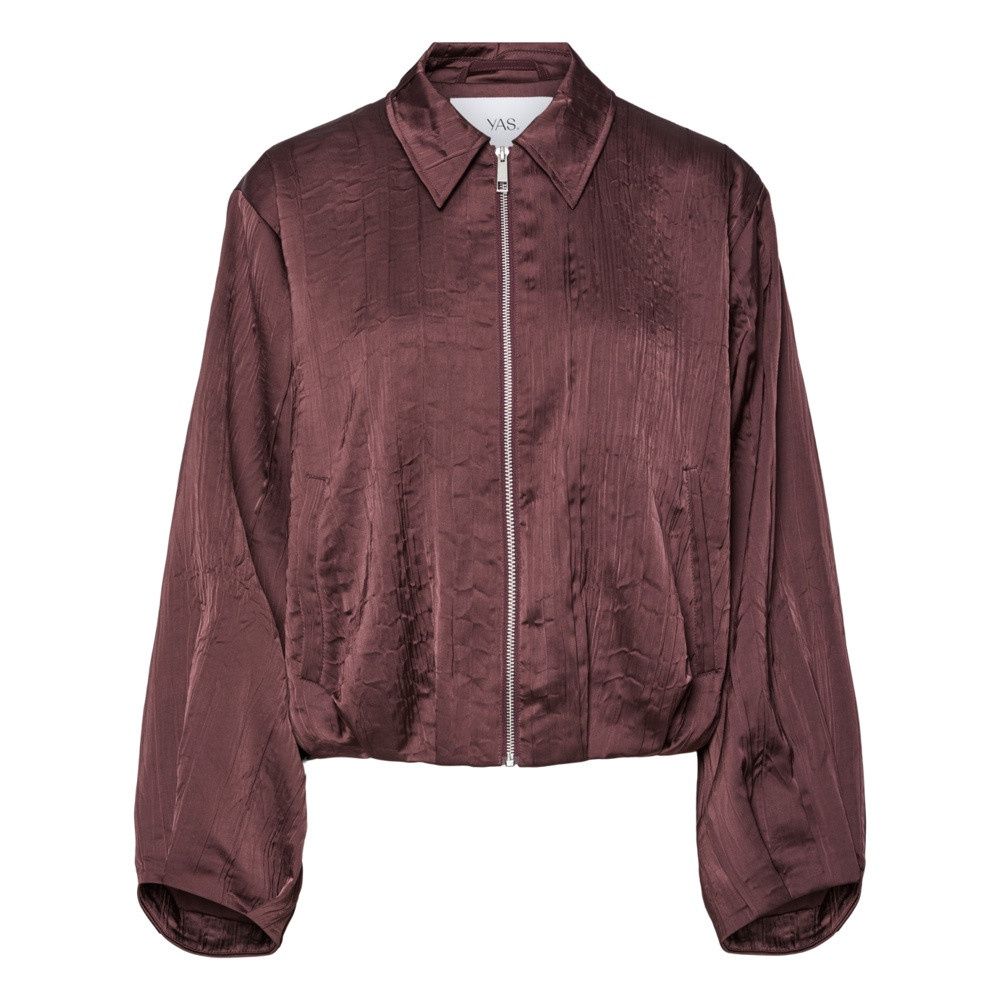 YASTIRA LS BOMBER JACKET Red