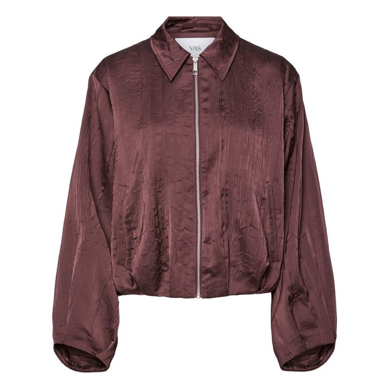 YASTIRA LS BOMBER JACKET Red