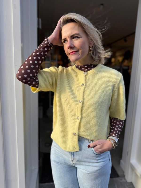 Vest Madelief geel one size