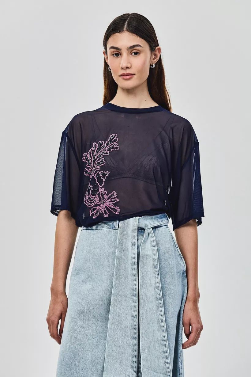 CKS TRANSPARENT purple dark