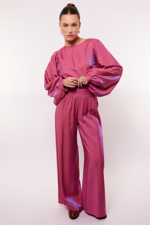 Fluresk Loretta pants Berry Fuchsia