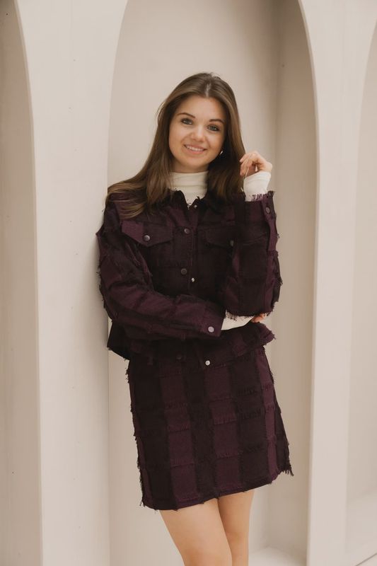 Fluresk Camel jacket Deep Purple