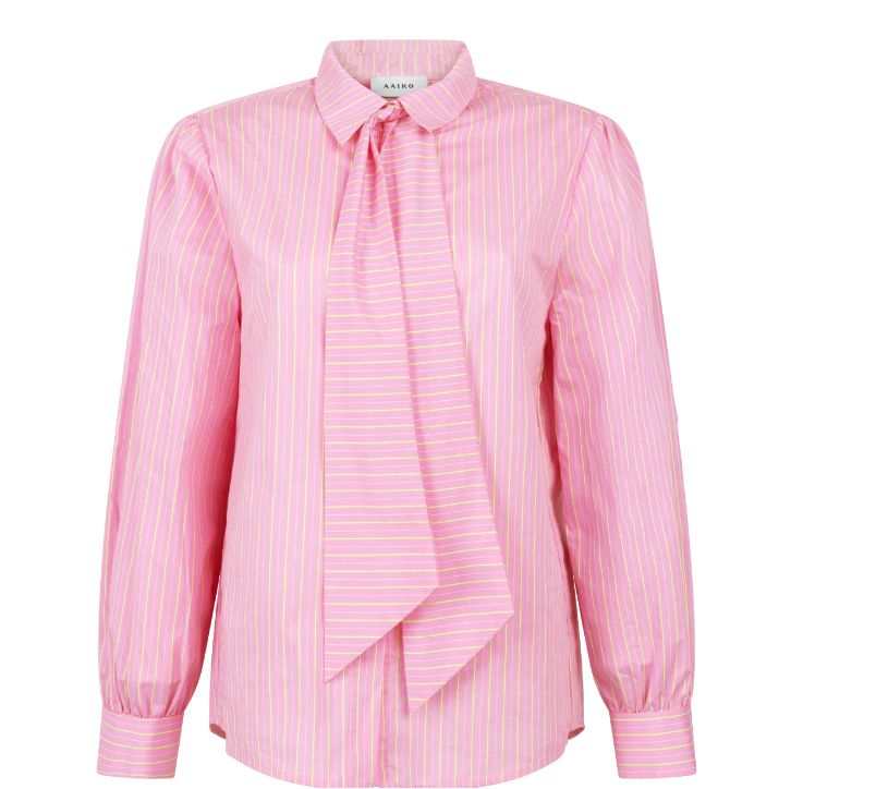 FENNE COLORED STRIPE Blouse BEGONIAPINK