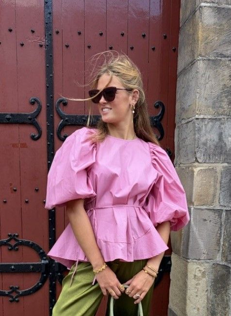 YASARIMA 3/4 OVERSIZE TOP S. Pink