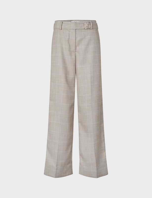 Clementa-m Beige Check pant