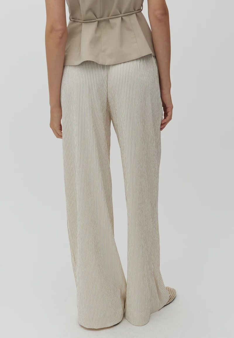 Leonella-M Alita Brown Stripe Pant