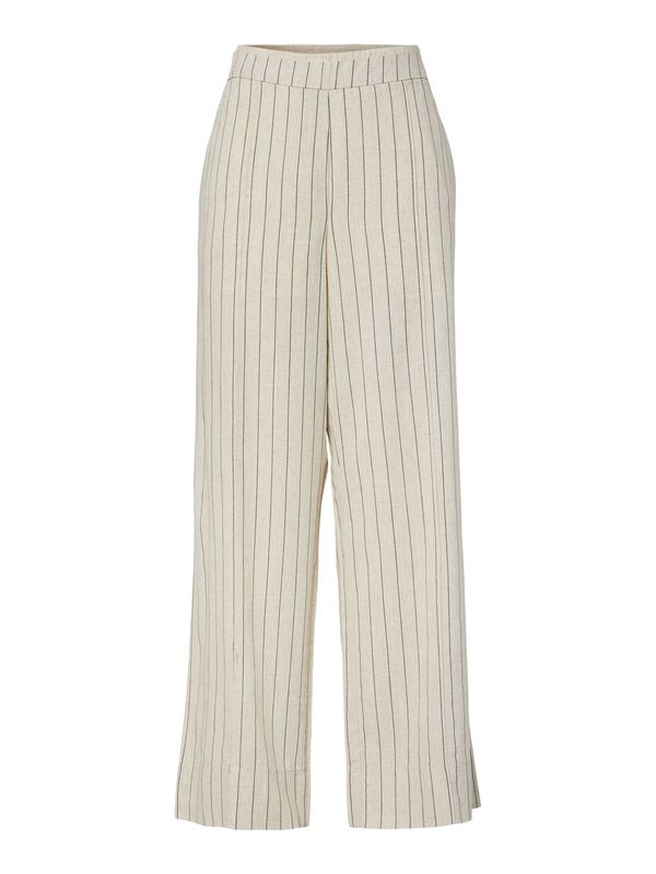 YASLINURA MW LINEN BLEND PANT White