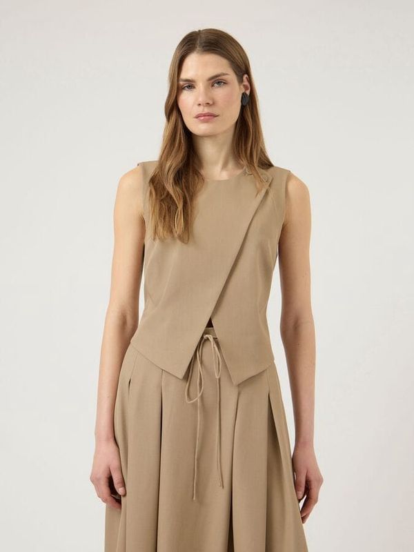 YASCAMIA WAISTCOAT Brown