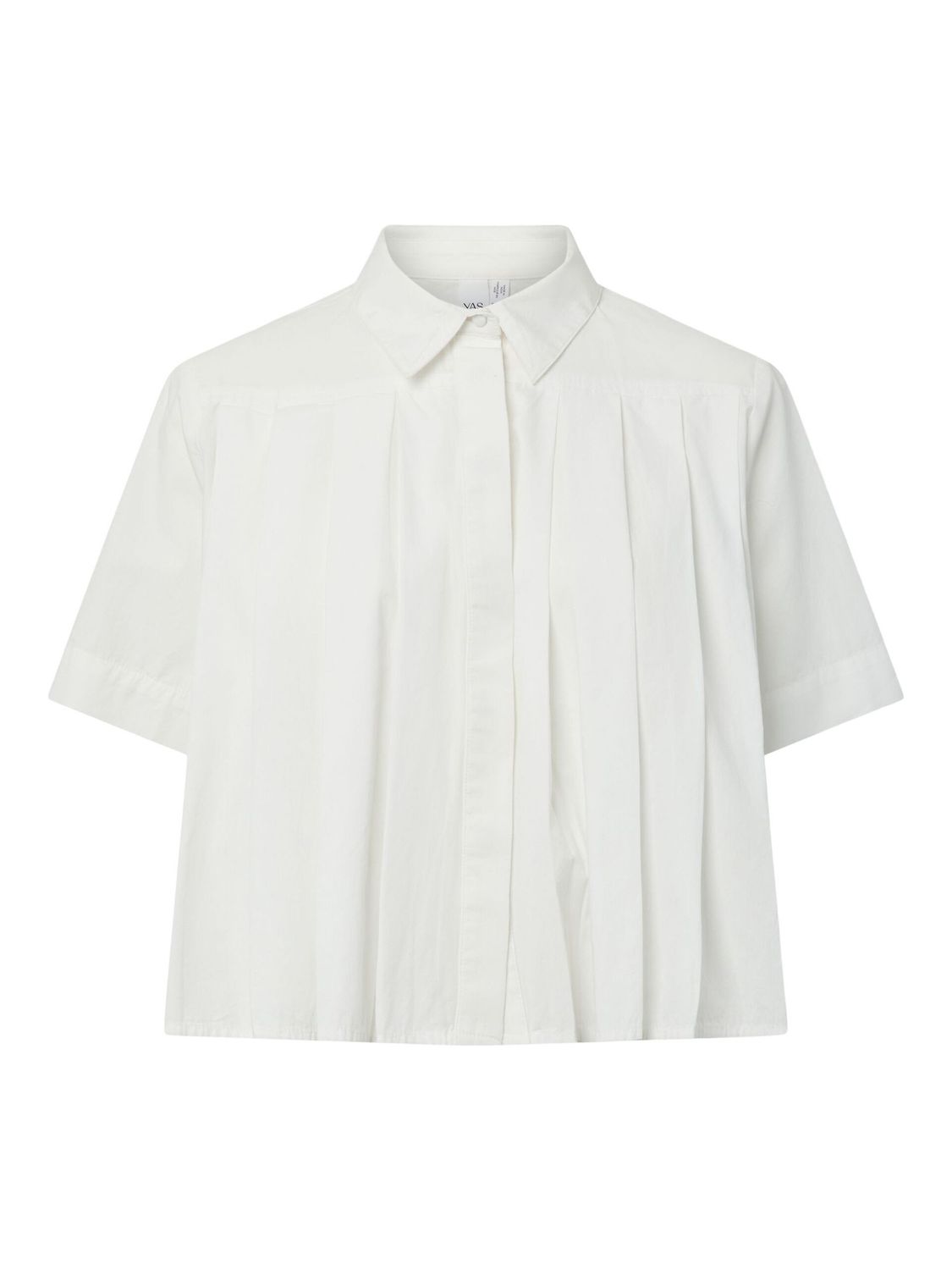 YASSKYMA SS SHORT SHIRT S. White
