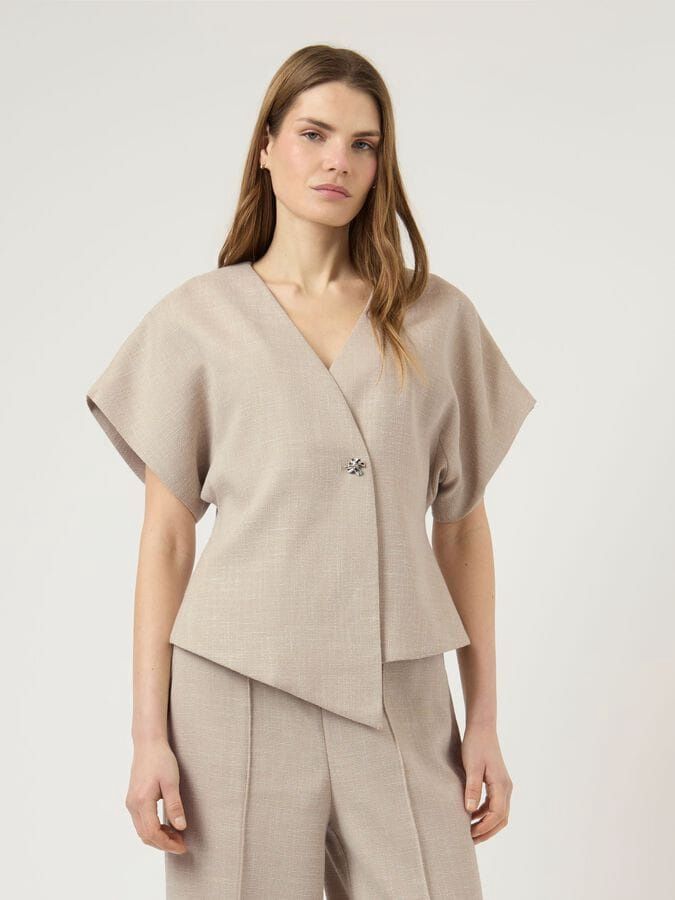 YASCOMIRA SS BLAZER S. Grey