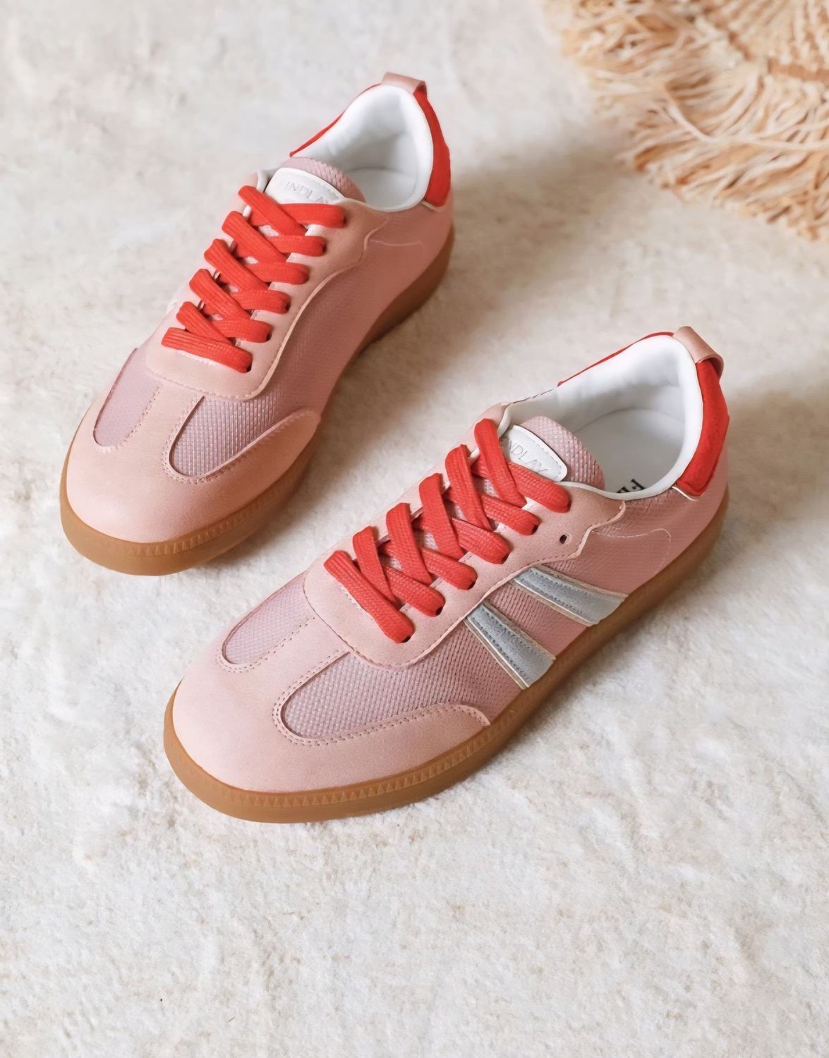 Sneaker Caro roze/koraal