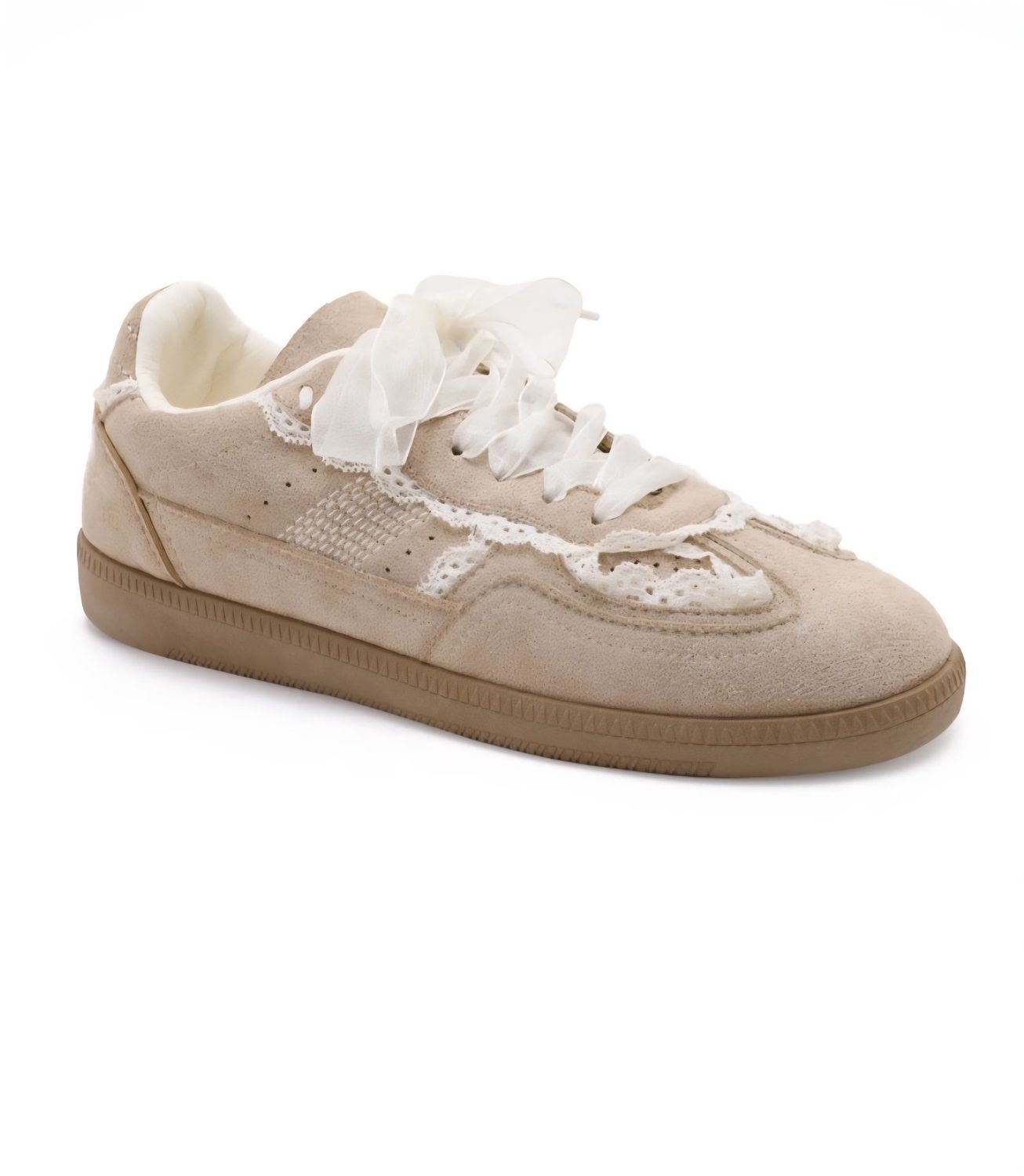 Sneaker Lana beige lace