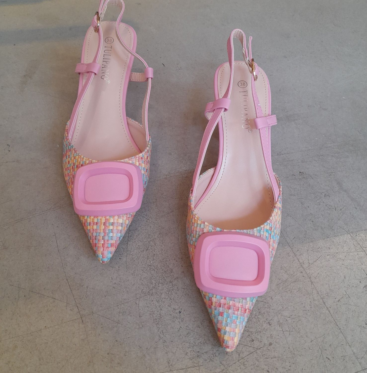 Slingbacks Carice roze