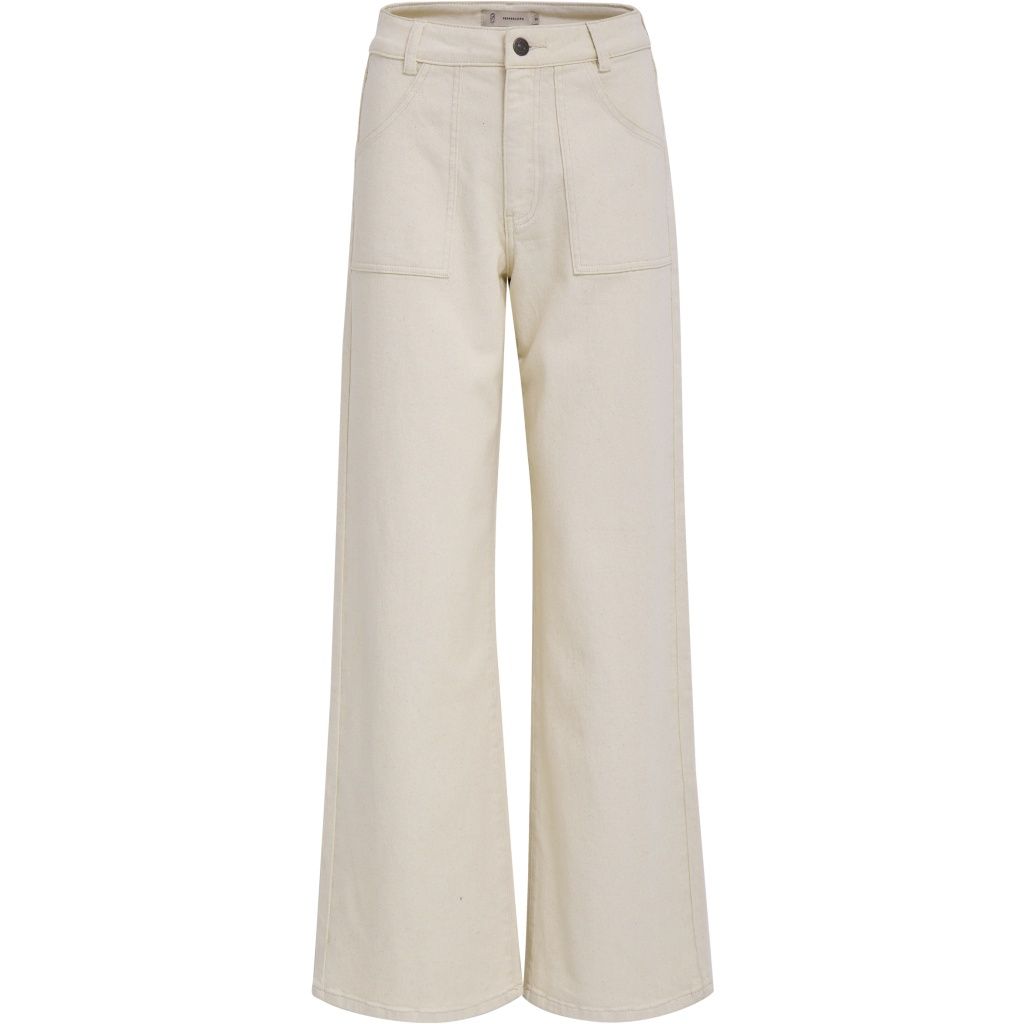 Peppercorn PCFione Straight Jeans Seedpearl Cream