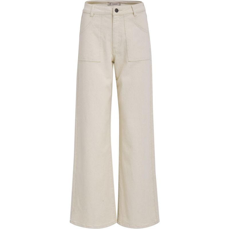 Peppercorn PCFione Straight Jeans Seedpearl Cream