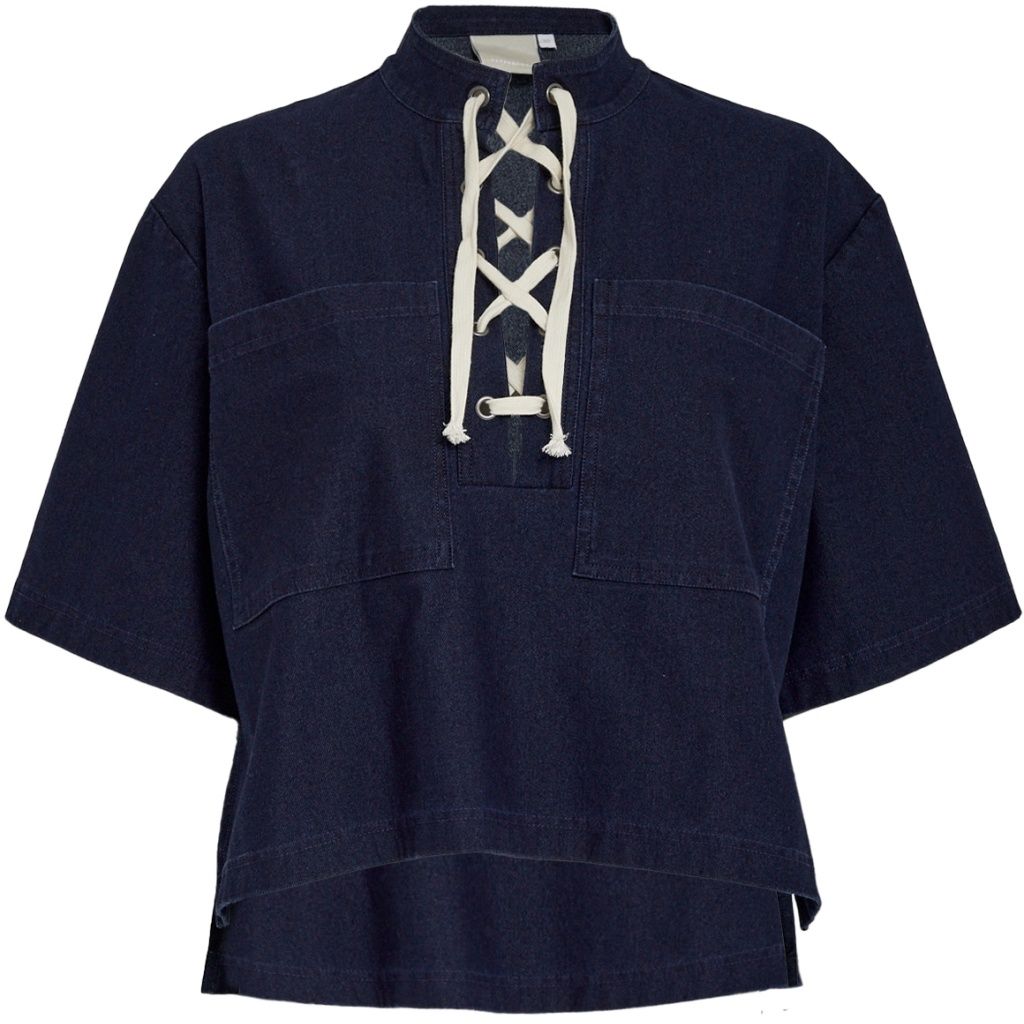 Peppercorn PCNaddie Blouse Dark Denim