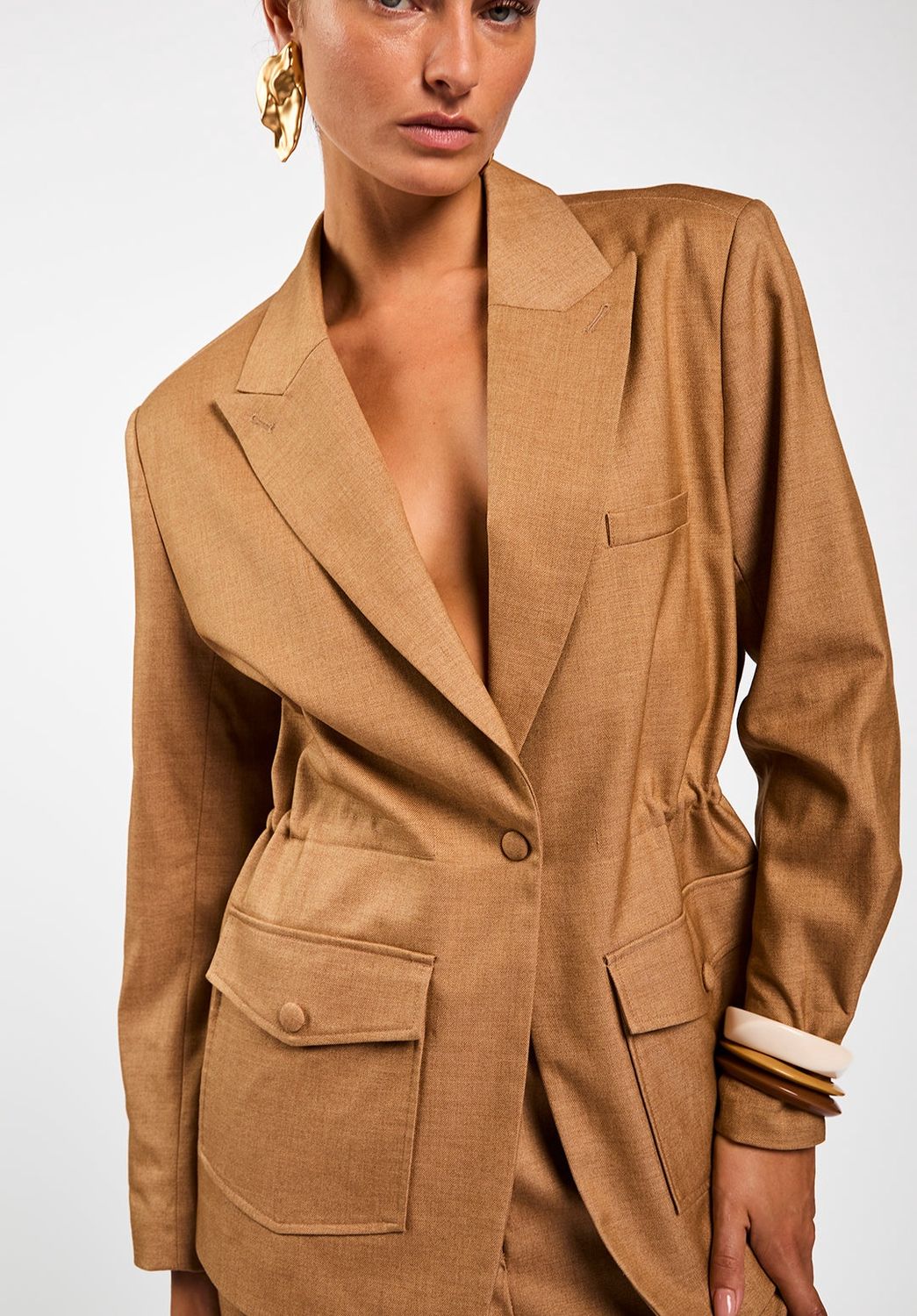 Kensi blazer bison brown