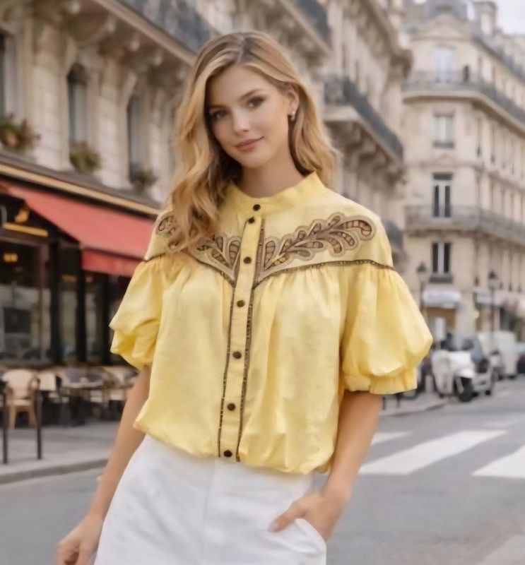 Blouse Bodhi  botergeel