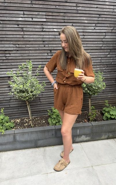 Playsuit Isis bruin