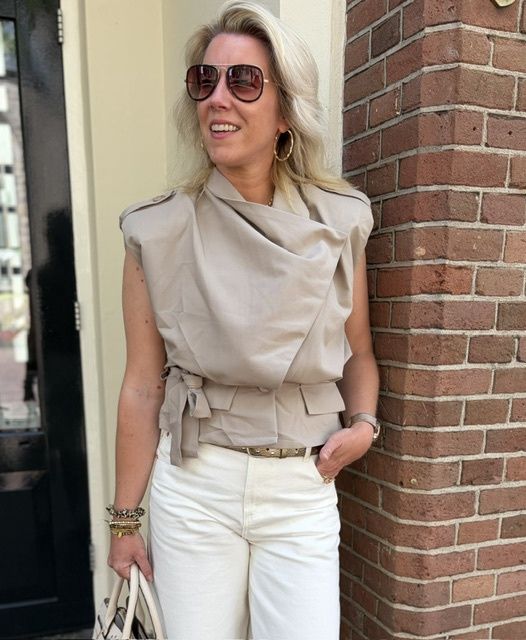 Gilet June beige