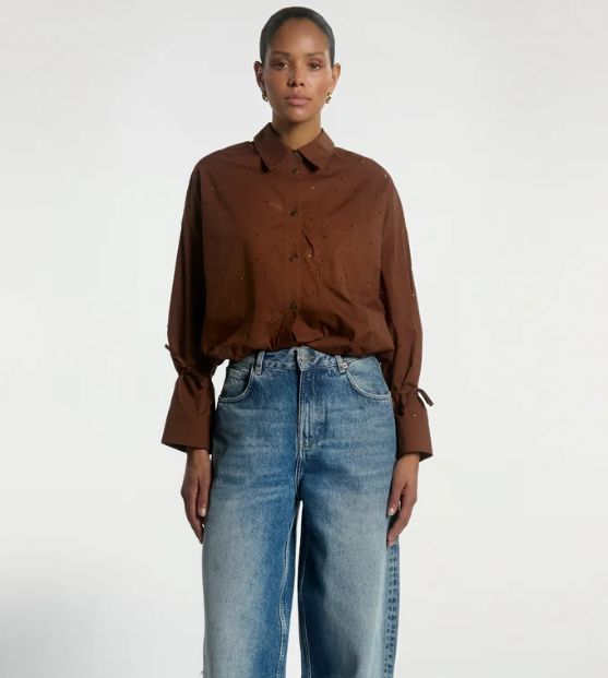 AAIKO BLOUSE MIKKIE STRASS CO SORRELHORSE