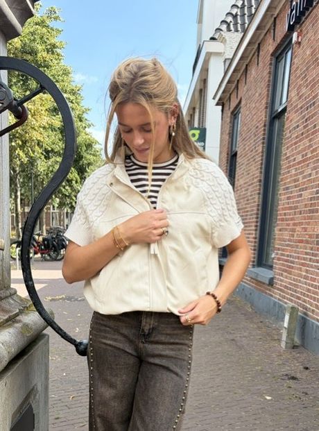 Gilet Jess offwhite one size