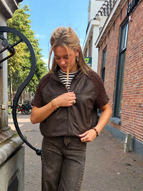 Gilet Jess bruin one size