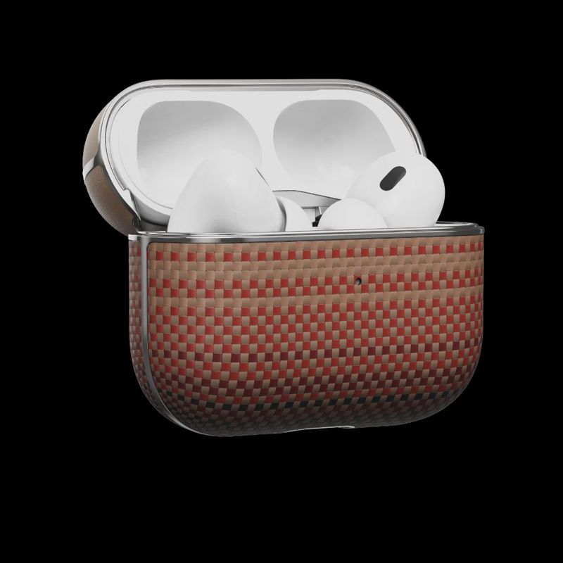 P PITAKA®️ Aramid Fiber Magnetic Case AirPods Pro2 Sunset