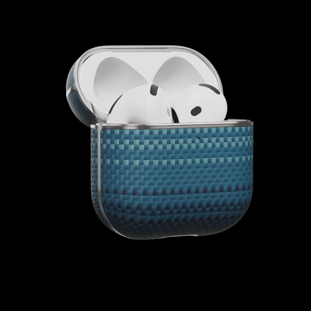 P PITAKA®️ Aramid Fiber Magnetic Case AirPods 4 Moonrise
