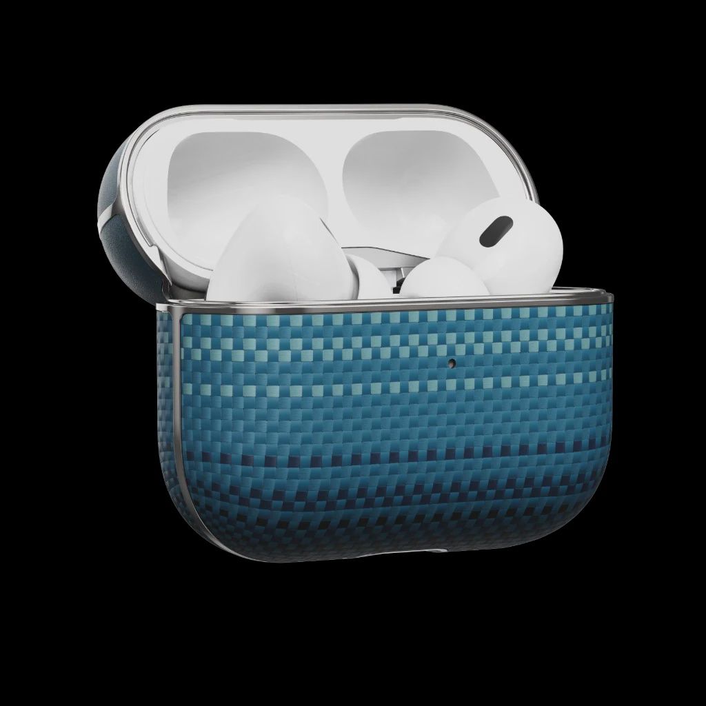 P PITAKA®️ Aramid Fiber Magnetic Case AirPods Pro2 Moonrise