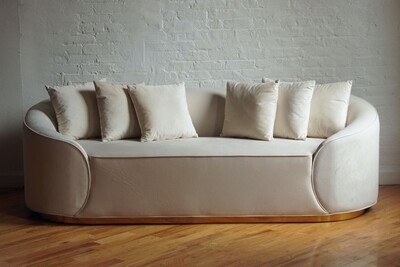 Modern Sofa with Curved Arms