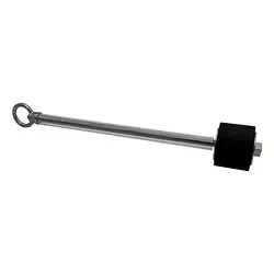 40mm extended Expansion Plug straight style stainless steel