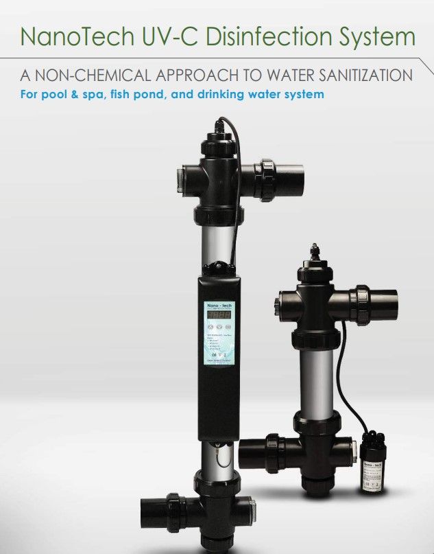 Nano Tech UV-C Standard -NT-UV40-POOL VOLUME 75000 LITRES