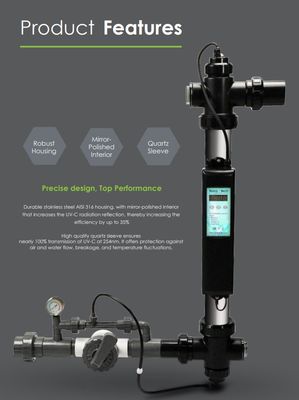 NanoTech UV-C Ozone NT-UV87-TO POOL VOLUME 90000 LITRES