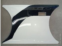 Left side cover with screws