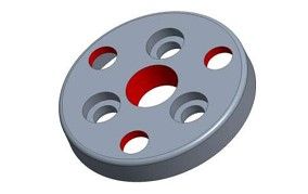 Bearing end caps with screws 4 PACK