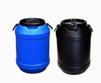 Chlorine 60 litre chlorine drum blue/Acid drum Black