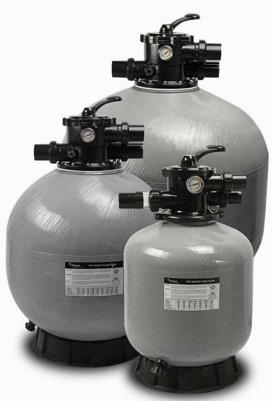 Emaux Fiberglass Filter - V Series Top Mount For residential and semi-commercial pools