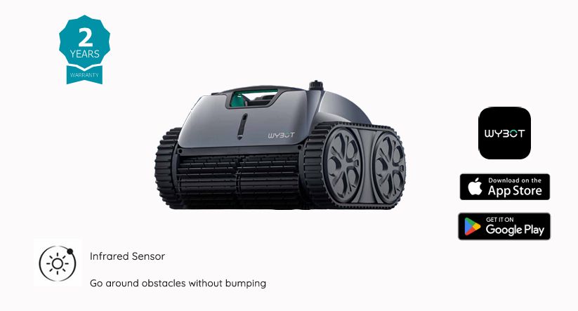 WYBOT C1MAX Cordless Robotic Cleaner - 3hr runtime